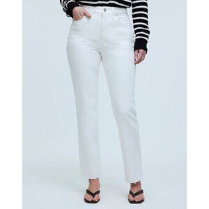 Madewell The Perfect Vintage‎ Jean White Women's Size 31T Beachy Coastal Neutral